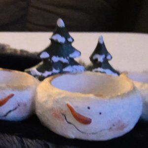 Snowman Tea Candle holders